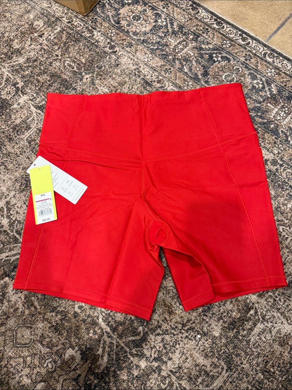 all in motion High-Waist Red Bike Shorts XXL new with tags